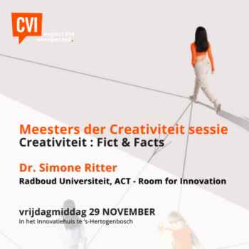 "Meesters der Creativiteit" sessie met Simone Ritter